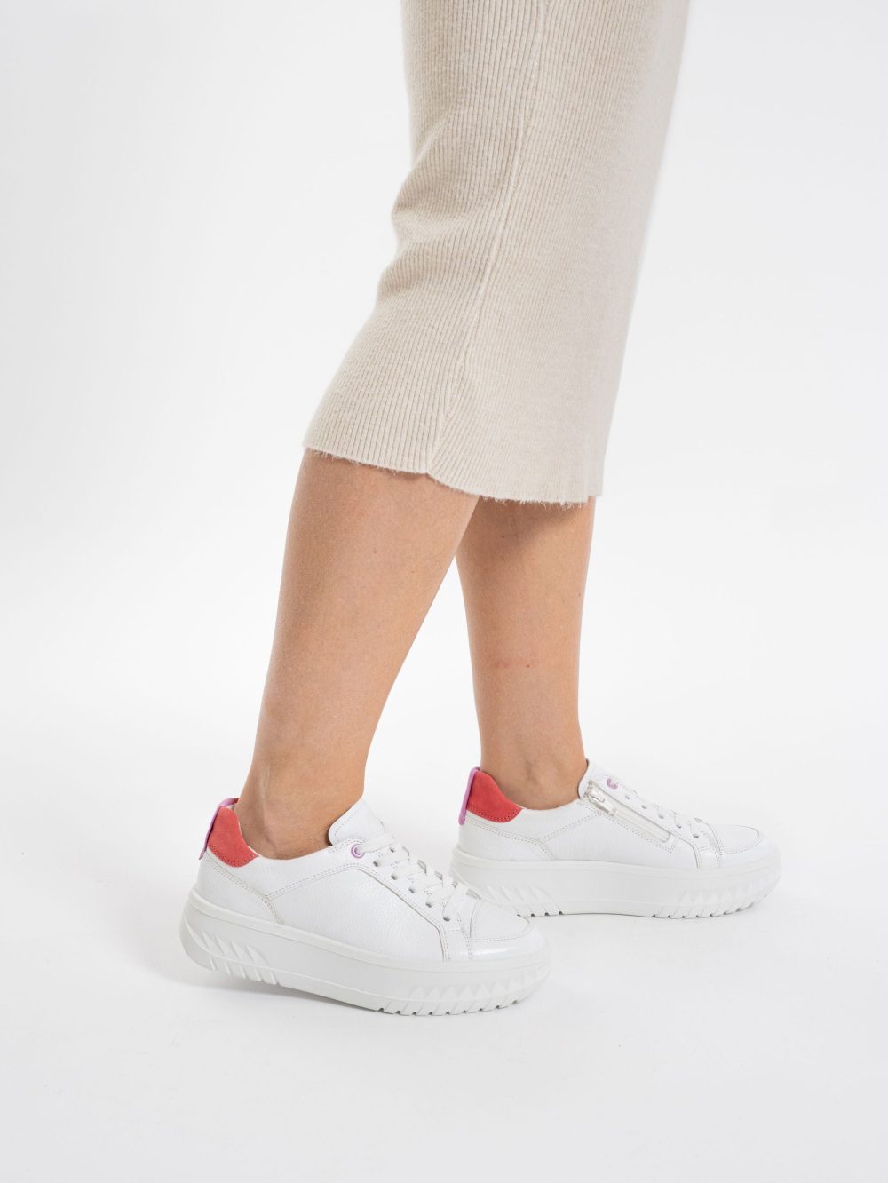 Ara Monaco Trainer with Pink Tab - Image 5
