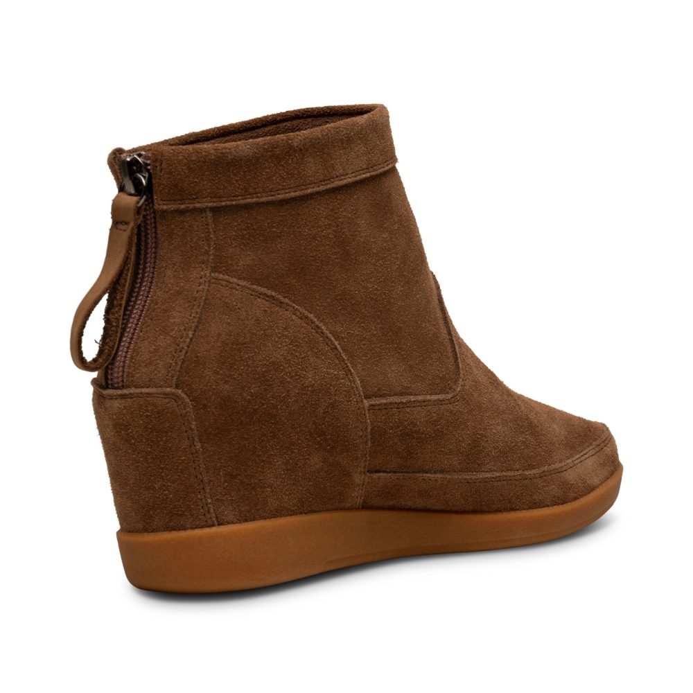 Emmy Suede Wedge - TAN/TAN - Image 3