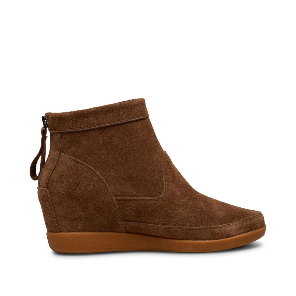Emmy Suede Wedge - TAN/TAN - Image 4
