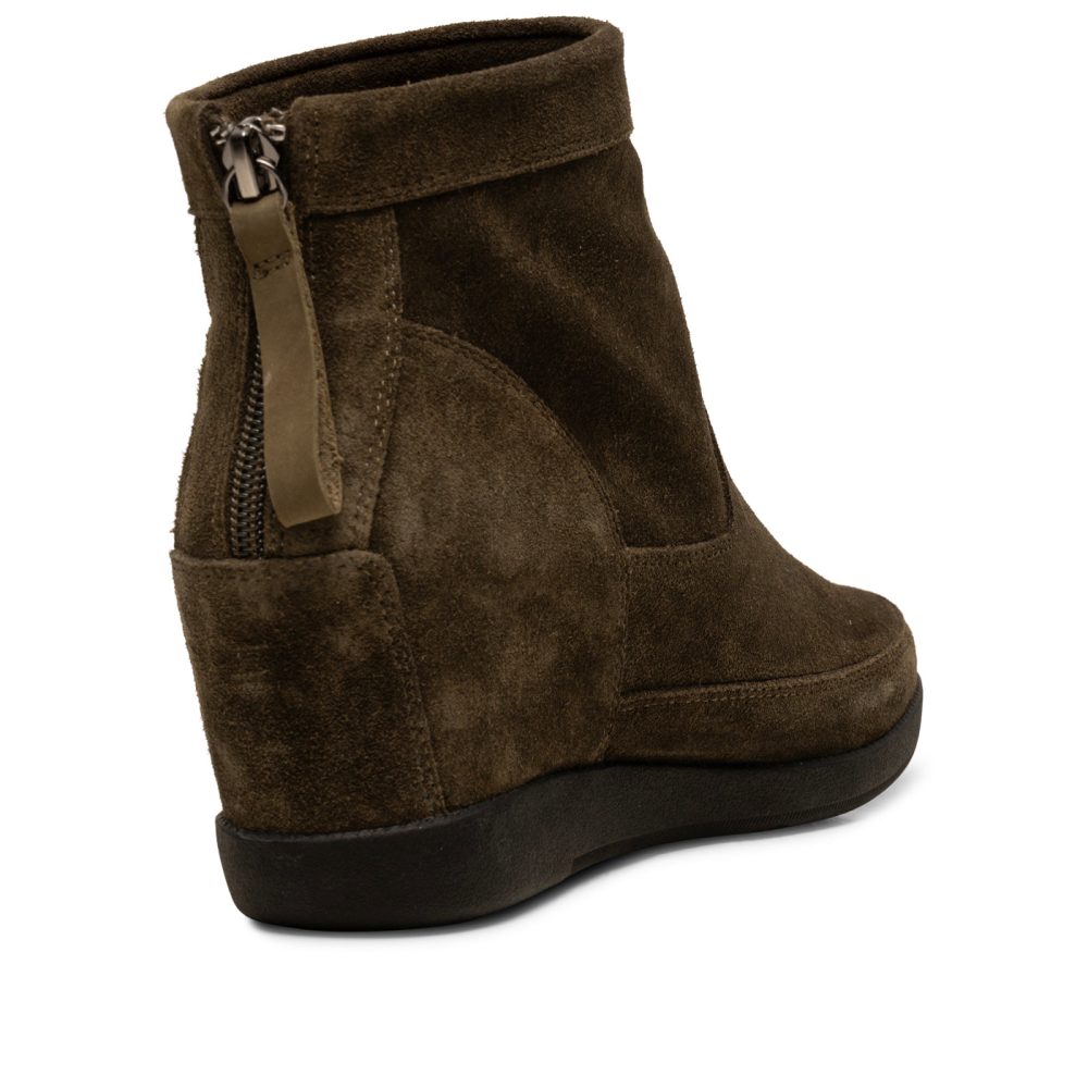Emmy Suede Wedge - DARK OLIVE/DARK OLIVE - Image 3