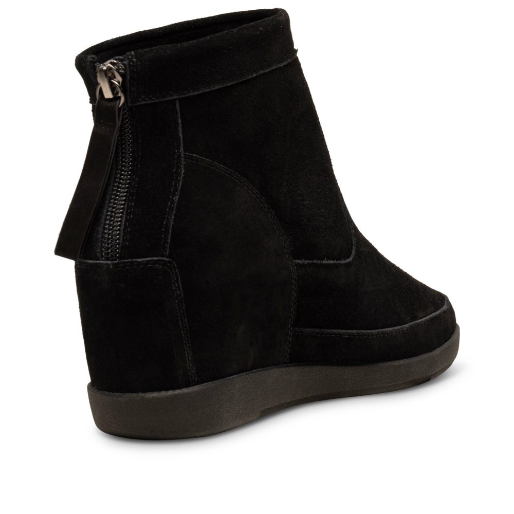 Emmy Suede Wedge - BLACK/BLACK - Image 4