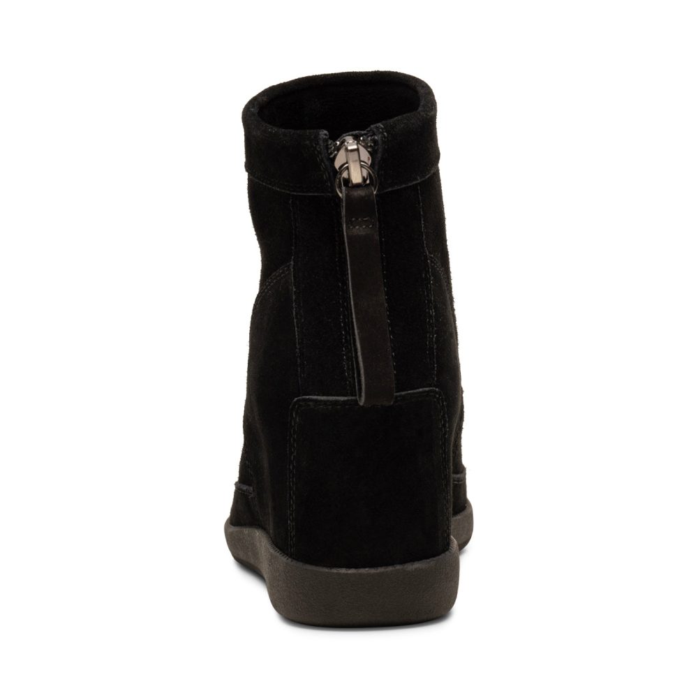 Emmy Suede Wedge - BLACK/BLACK - Image 8