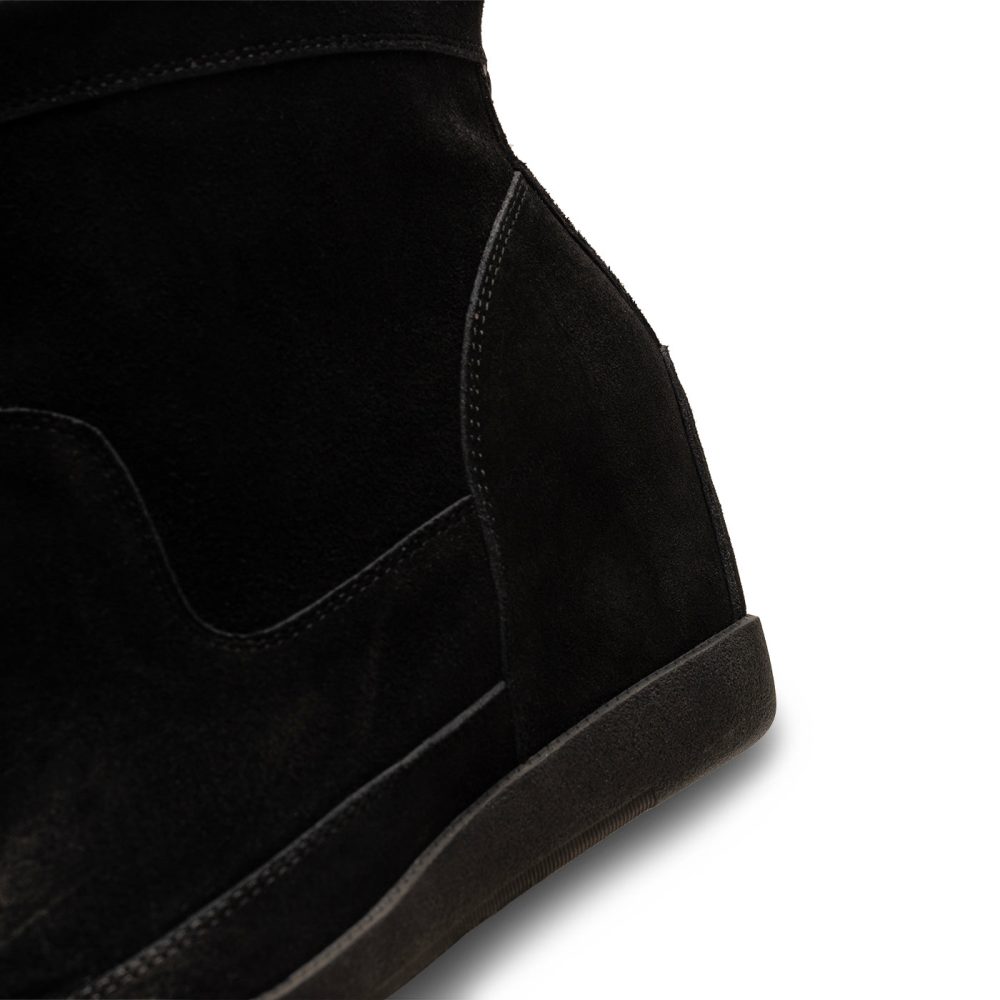 Emmy Suede Wedge - BLACK/BLACK - Image 9