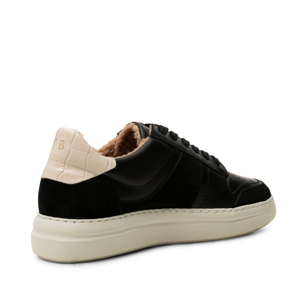 Valda sneaker leather warm - BLACK - Image 3