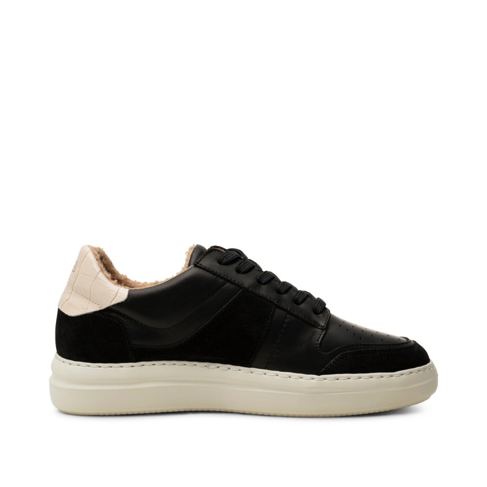 Valda sneaker leather warm - BLACK - Image 4