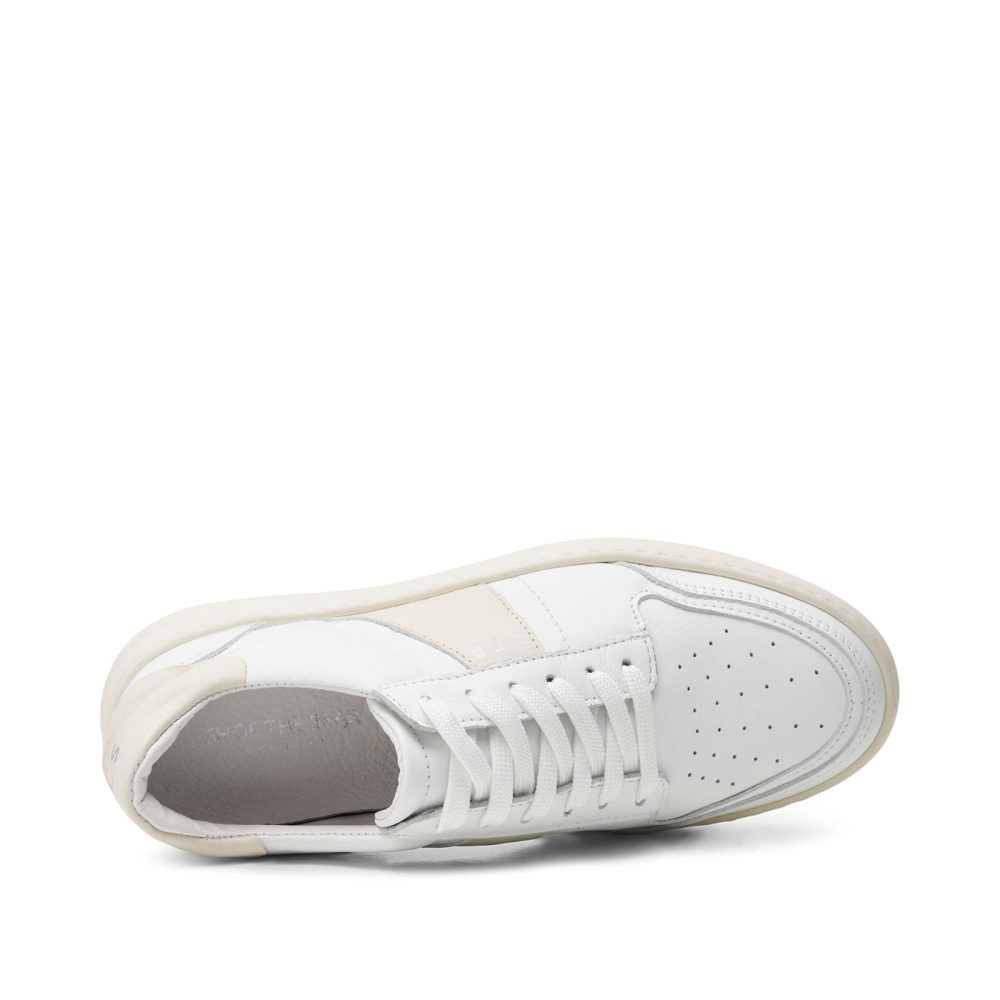 Valda sneaker suede leather - WHITE - Image 5