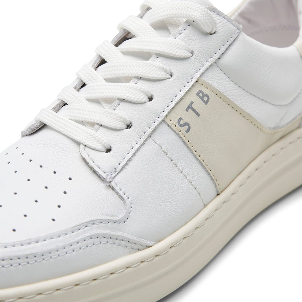 Valda sneaker suede leather - WHITE - Image 8